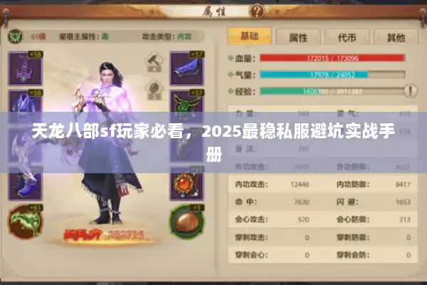 天龙八部sf玩家必看，2025最稳私服避坑实战手册