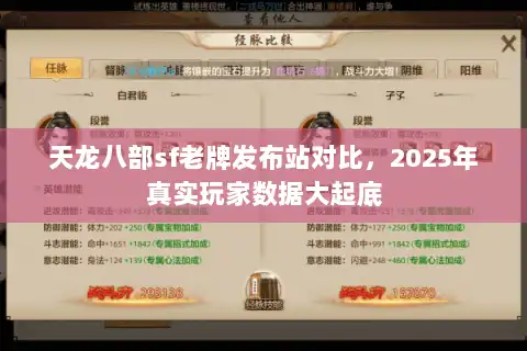 天龙八部sf老牌发布站对比,2025年真实玩家数据大起底 天龙八部sf老牌发布站对比,2025年真实玩家数据大起底