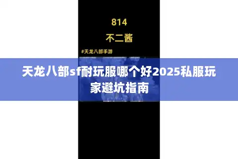 天龙八部sf耐玩服哪个好2025私服玩家避坑指南 天龙八部sf耐玩服哪个好2025私服玩家避坑指南