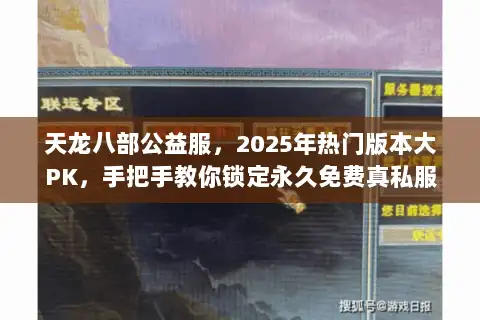 天龙八部公益服，2025年热门版本大PK，手把手教你锁定永久免费真私服