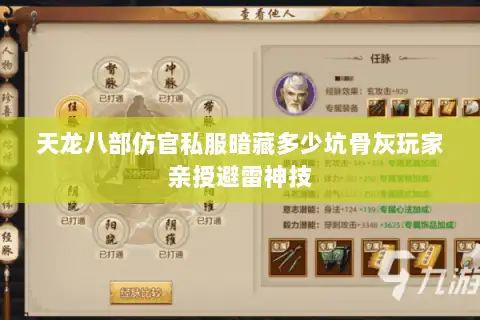 天龙八部仿官私服暗藏多少坑骨灰玩家亲授避雷神技