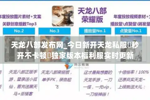 天龙八部发布网_今日新开天龙私服▷秒开不卡顿◁独家版本福利服实时更新