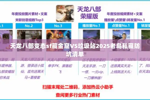 天龙八部变态sf藏金窟VS垃圾站2025老鸟私藏防坑清单