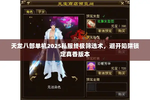 天龙八部单机2025私服终极筛选术，避开陷阱锁定真香版本