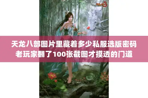 天龙八部图片里藏着多少私服选版密码老玩家翻了100张截图才摸透的门道 天龙八部图片里藏着多少私服选版密码老玩家翻了100张截图才摸透的门道