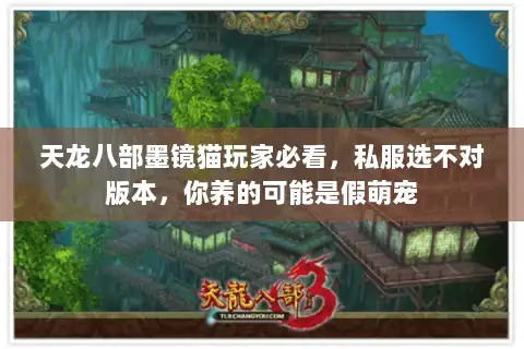 天龙八部墨镜猫玩家必看，私服选不对版本，你养的可能是假萌宠
