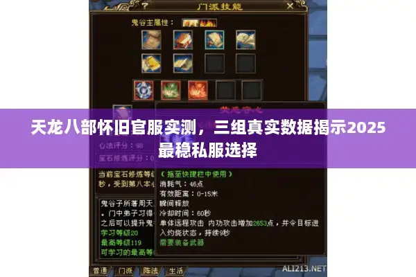 天龙八部怀旧官服实测，三组真实数据揭示2025最稳私服选择