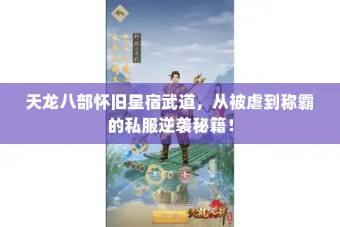 天龙八部怀旧星宿武道，从被虐到称霸的私服逆袭秘籍！