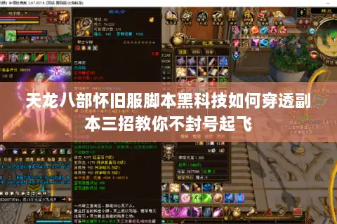 天龙八部怀旧服脚本黑科技如何穿透副本三招教你不封号起飞