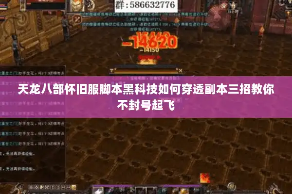 天龙八部怀旧服脚本黑科技如何穿透副本三招教你不封号起飞