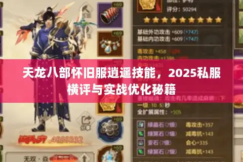 天龙八部怀旧服逍遥技能，2025私服横评与实战优化秘籍