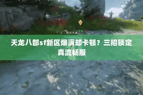 天龙八部sf新区爆满却卡顿？三招锁定真流畅服